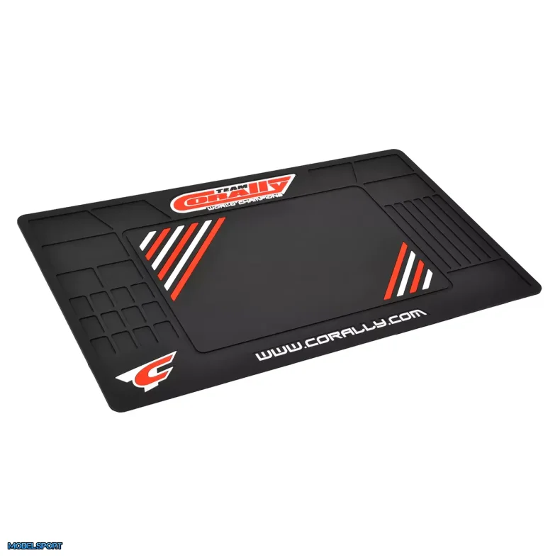 Team Corally Pit Mat XL Rubber 85x50 cm 5mm Thick