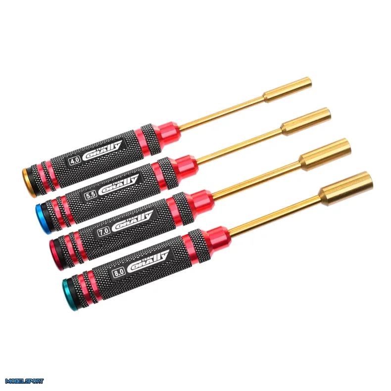 Team Corally Pro topngle st Ti-Ni Coated 4 dele