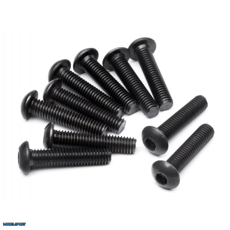 HPI 100559 Button Head Screw M3X14mm (Hex Socket/10Pcs)