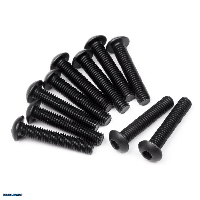 HPI 100560 Button Head Screw M3X16mm (Hex Socket/10Pcs)