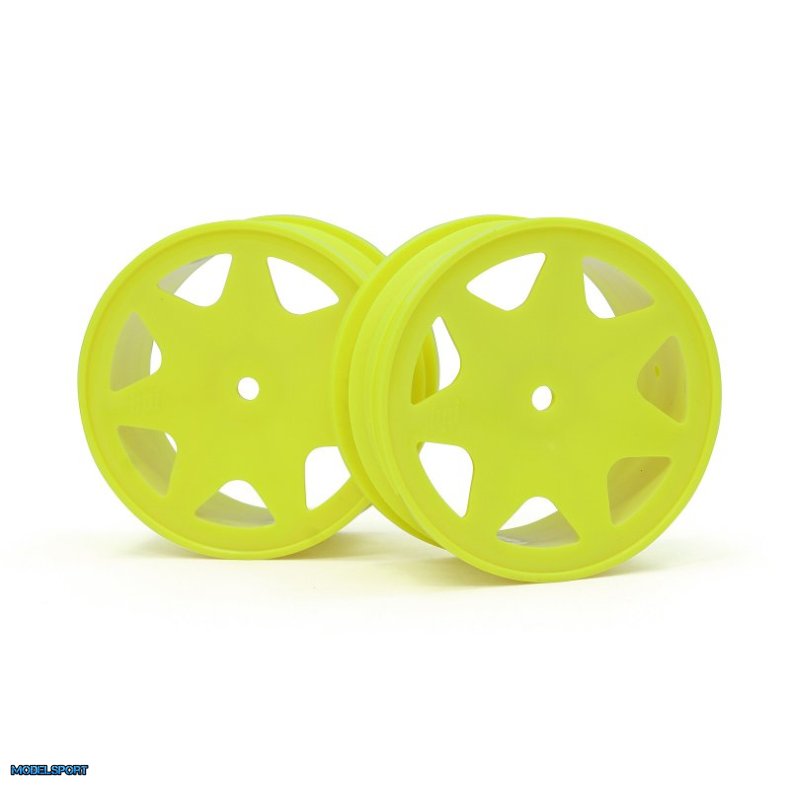 HPI 100620 Ultra 7 Wheels Yellow 30mm (2Pcs)