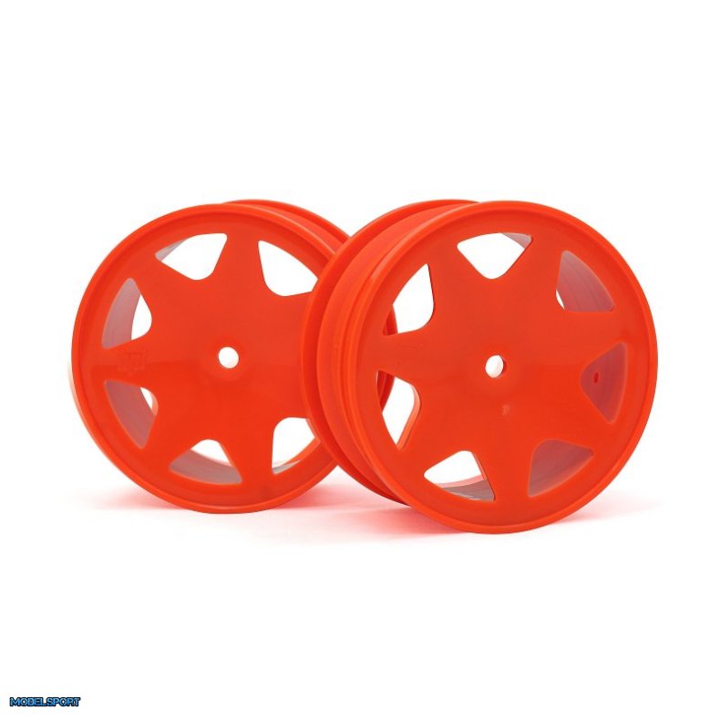 HPI 100622 Ultra 7 Wheels Orange 30mm (2Pcs