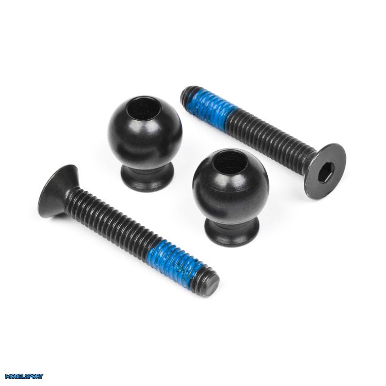 HPI 101107 Screw &amp; Ball Front Upper Arms