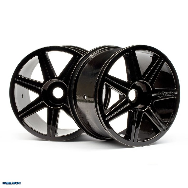 HPI 101156 7 Spoke Black Chrome Trophy Truggy Wheel