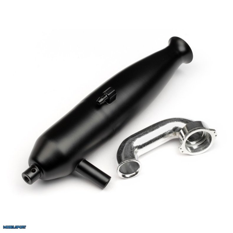 HPI 101396 Black Exhaust Pipe &amp; Manifold .28