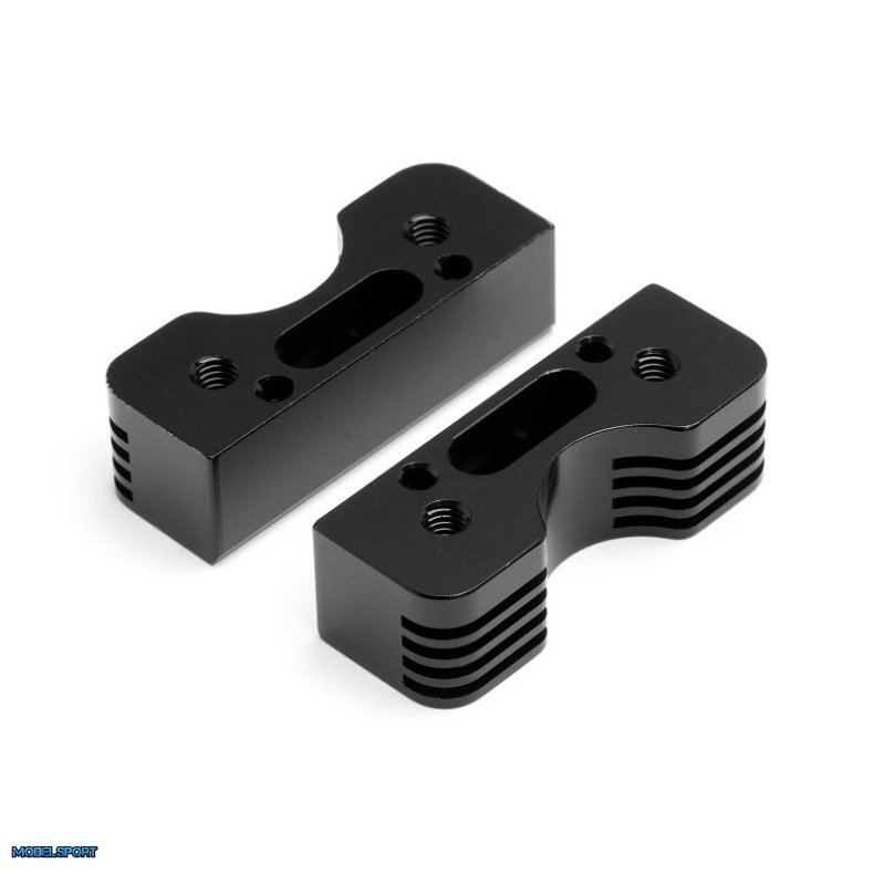HPI 101771 Cnc Engine Cooling Mount Set Trophy Series Black