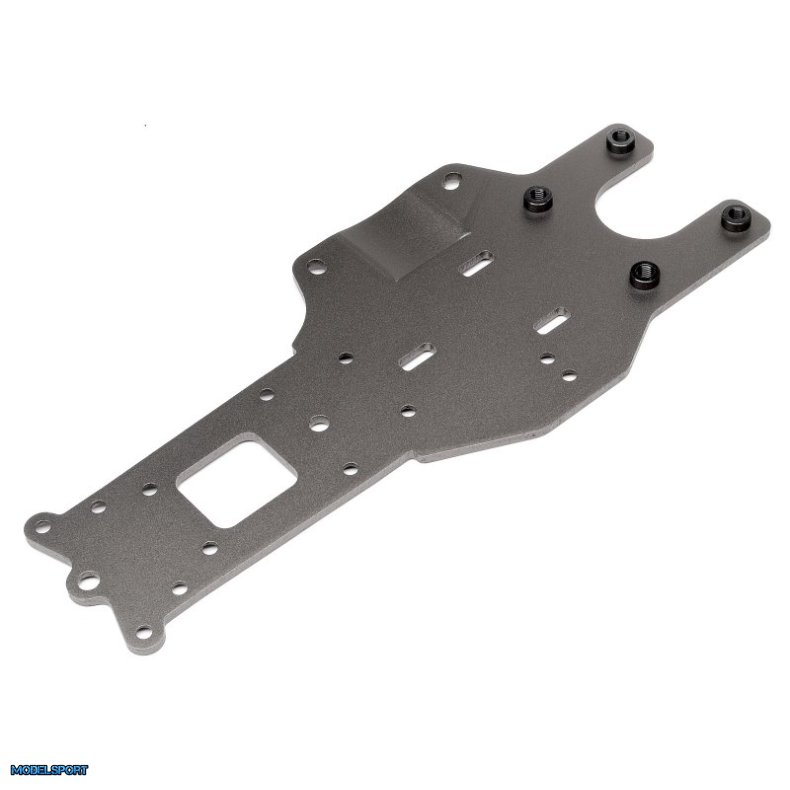 HPI 102169 Rear Chassis Plate (Gunmetal)