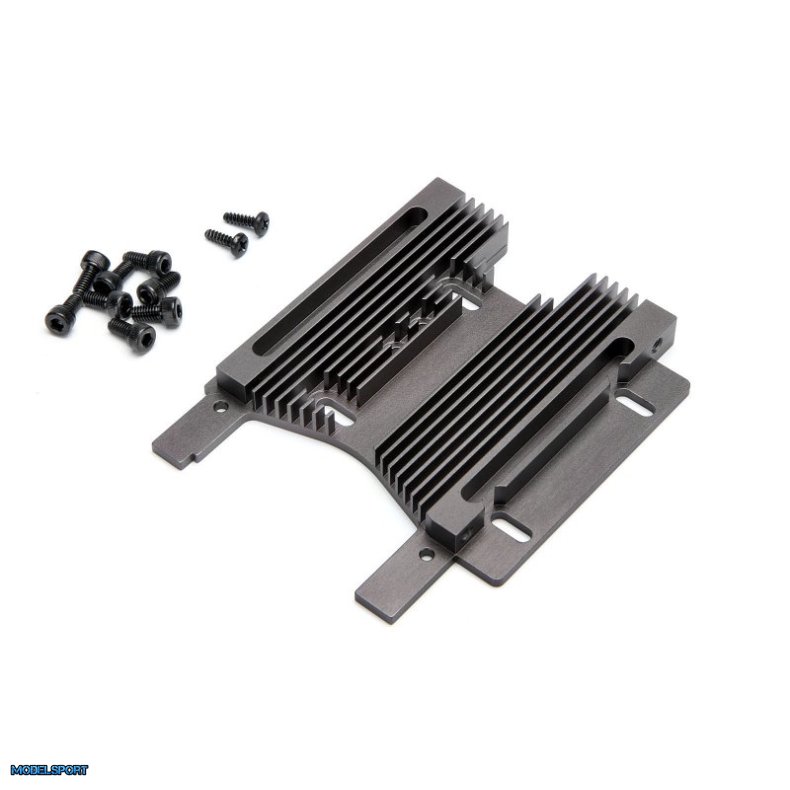 HPI 102359 Hd Heatsink Motor Plate 10mm (7075S/Gray)