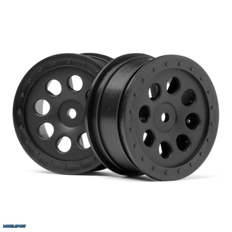 HPI 103039 St-8 Wheel Black (0mm Offset/2Pcs)