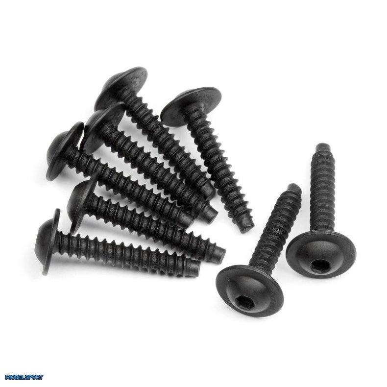 HPI 103673 Tp Flanged Screw M3X18mm (Hex Socket/8Pcs)