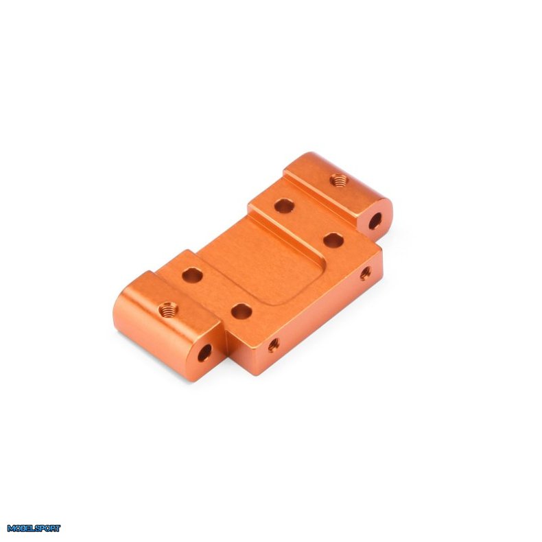 HPI 104867 Aluminum Front Suspension Arm Mount 3 Deg/Orange