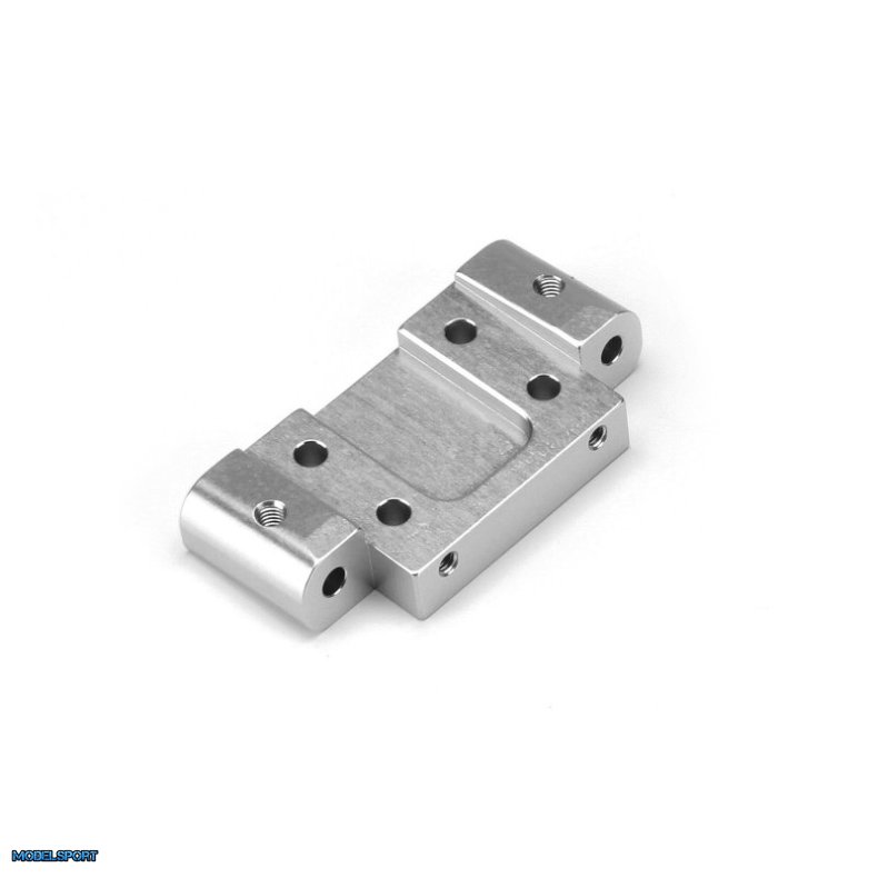 HPI 104869 Aluminum Front Suspension Arm Mount 5 Deg/Silver