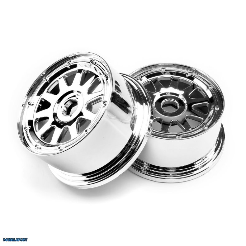 HPI 104973 Tr-10 Wheel Chrome (120X60mm/-4mm Offset)