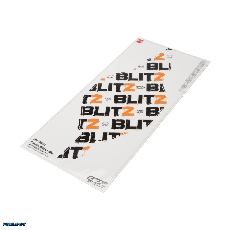HPI 105320 Blitz Chassis Protector (White)