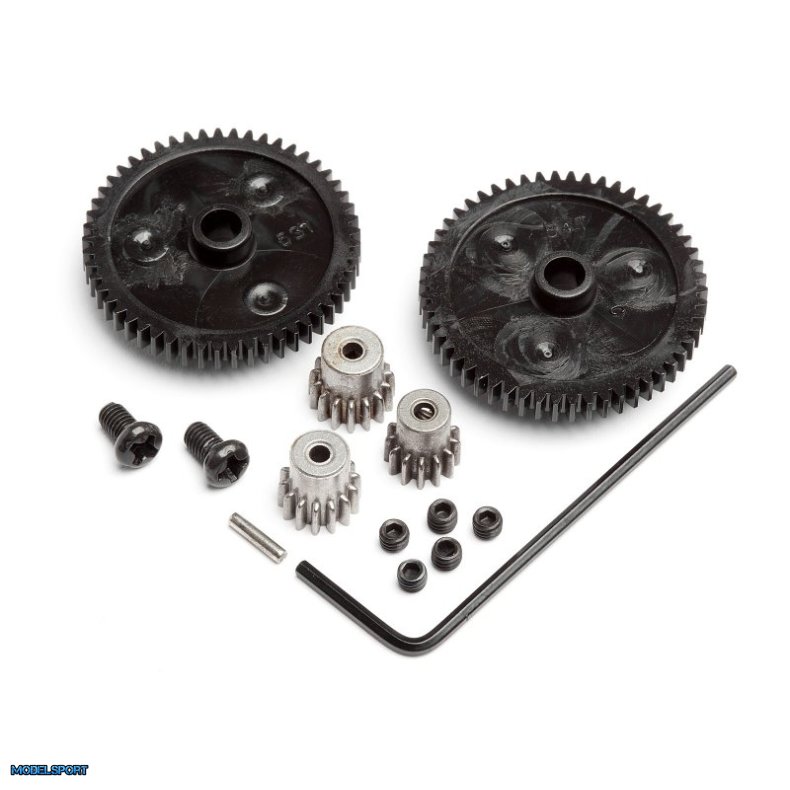 HPI 105521 Spur Gear Set (2Pcs)/Pinion Gear Set (3Pcs)