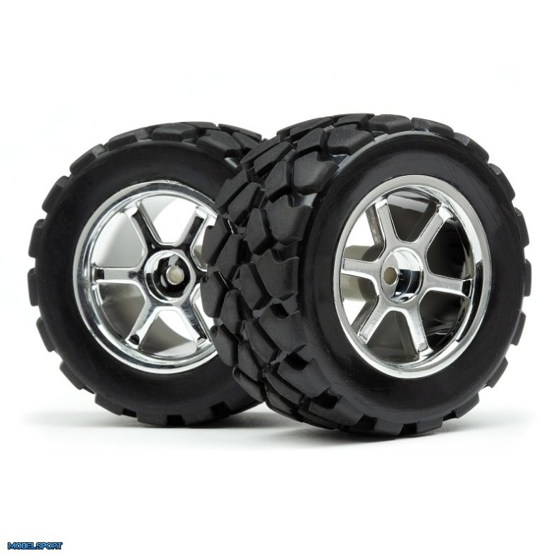 HPI 105524 Mounted Vt Tire/Wheel Set (4Pcs)