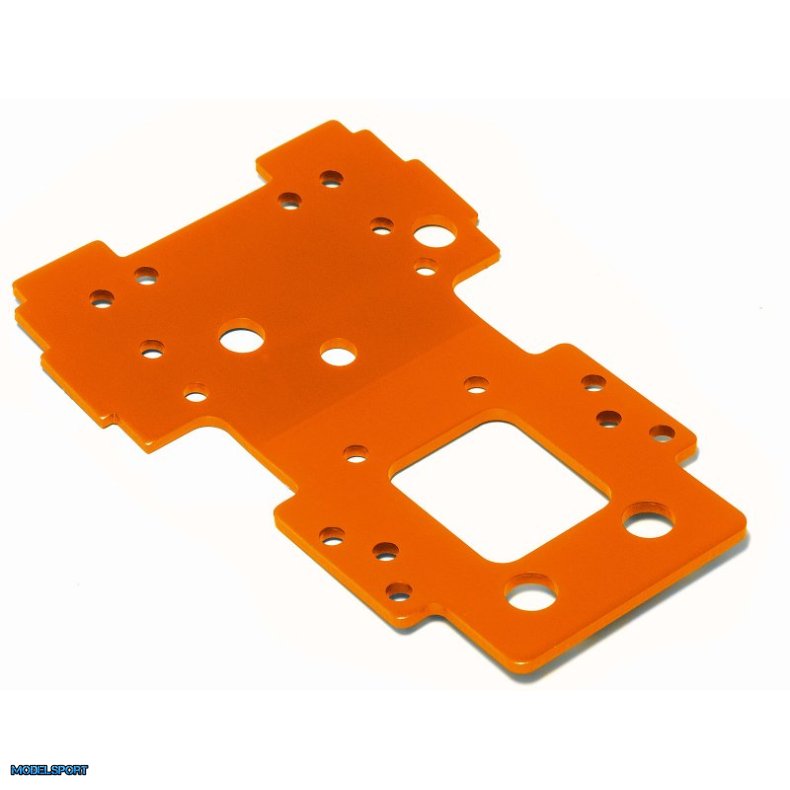 HPI 105892 Bulkhead Lower Plate 2.5mm (Orange)