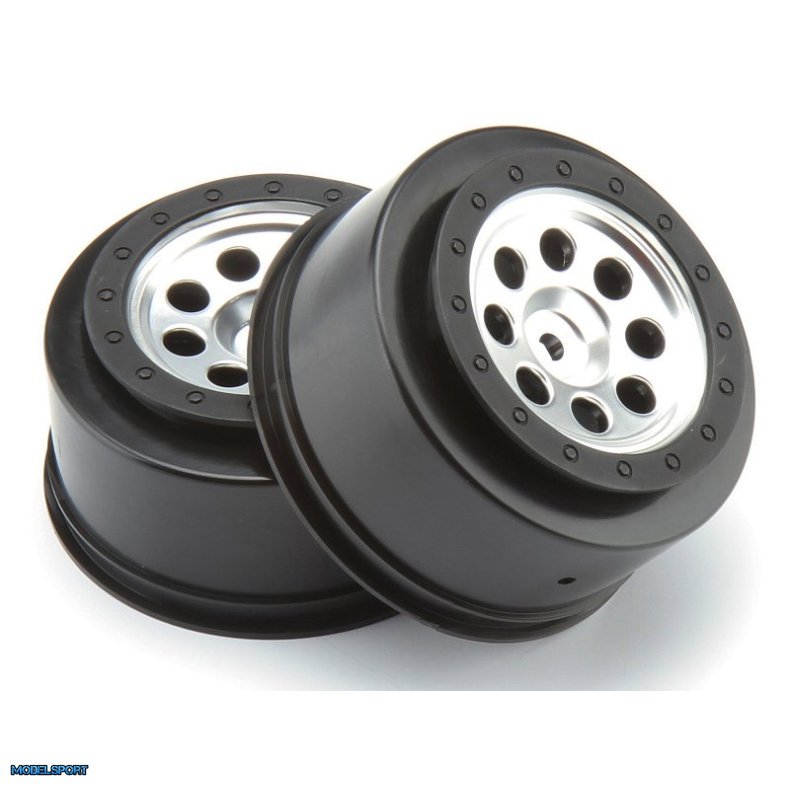 HPI 106189 Mk.8 V2 Wheel Matt Chrome (4.5mm Offset/2Pcs)