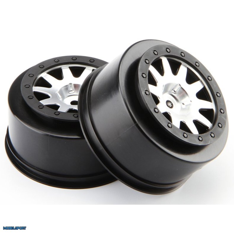 HPI 106200 Mk.10 V2 Wheel Matt Chrome (4.5mm Offset/2Pcs)