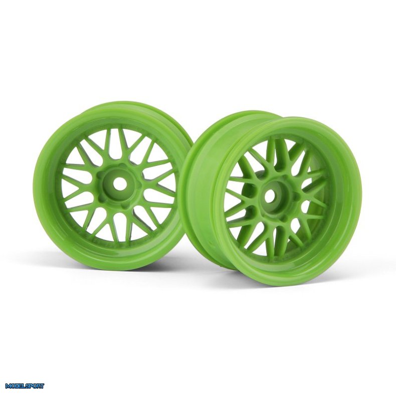 HPI 106772 Hre C90 Wheel 26mm Green (6mm Offset/2Pcs)