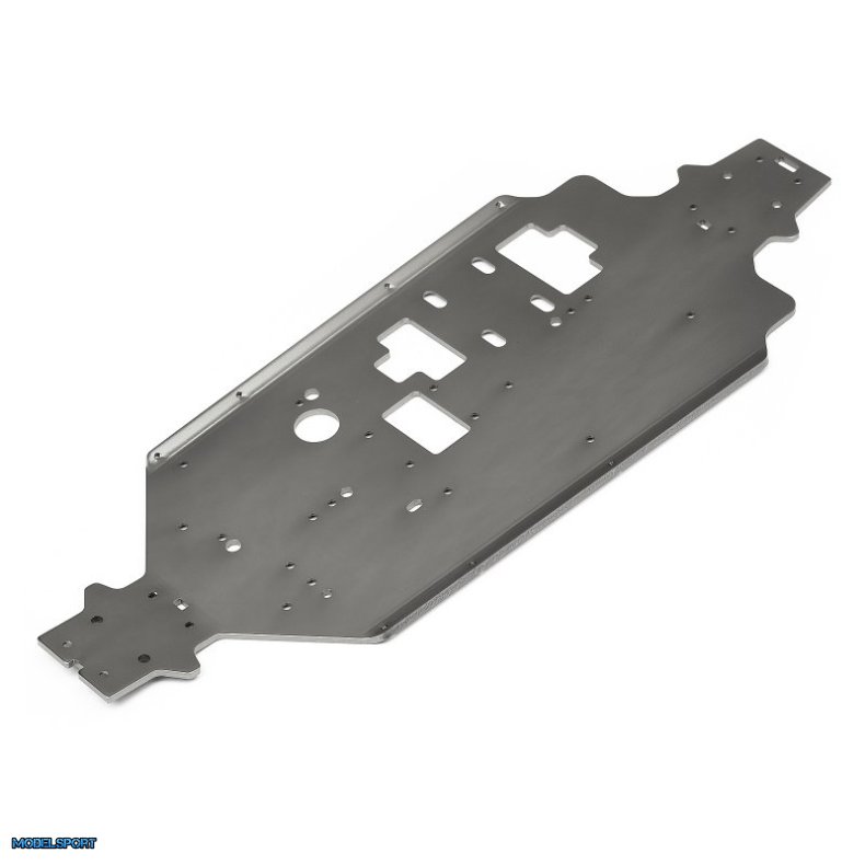 HPI 107879 Main Chassis (Gunmetal/3mm)