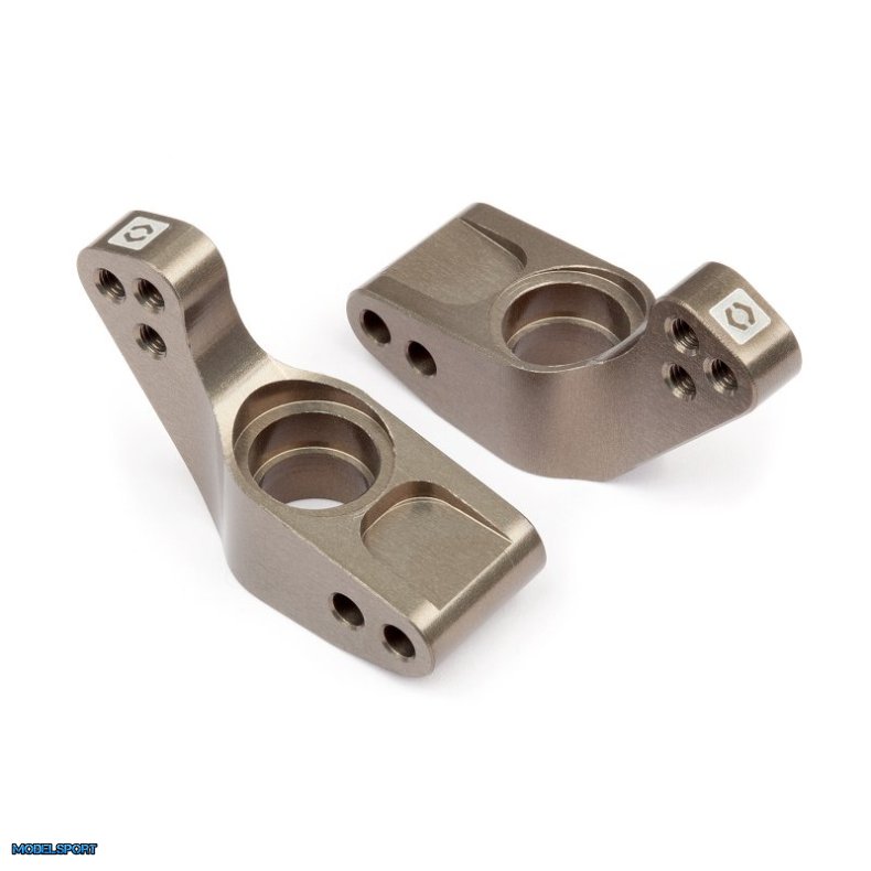 HPI 108021 Aluminum Rear Hub Carrier Set 0 Deg/Hard Anodize