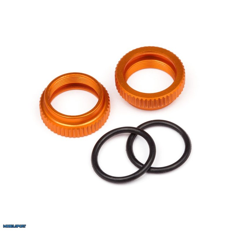 HPI 108072 Aluminum Shock Adjuster (Orange/2Pcs)