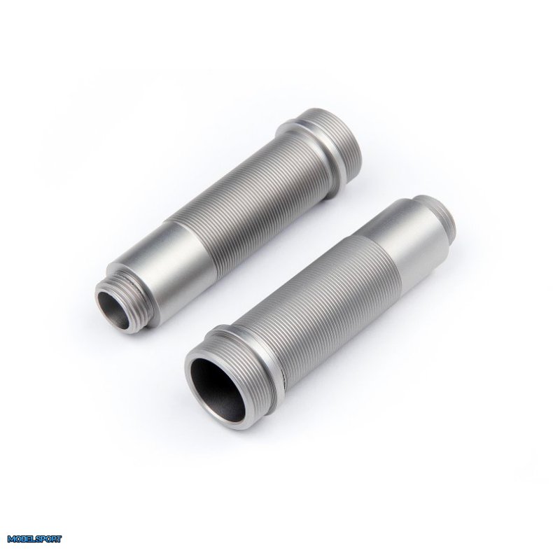HPI 108073 Aluminum Shock Body Set (Gunmetal/2Pcs)