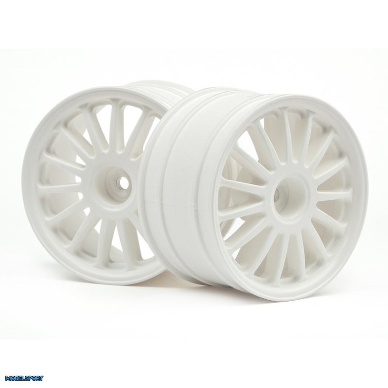 HPI 108075 WR8 Tarmac Wheel White (2.2inch/57X35mm/2Pcs)