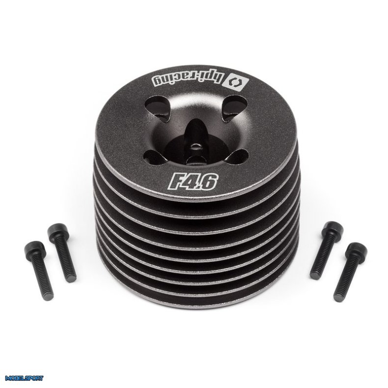 HPI 111605 Aluminum Heatsink Head (Gunmetal/F4.6 V2)