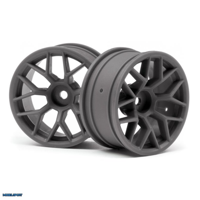 HPI 112812 RTR Wheel 26mm Gunmetal (6mm Offset/2Pcs)