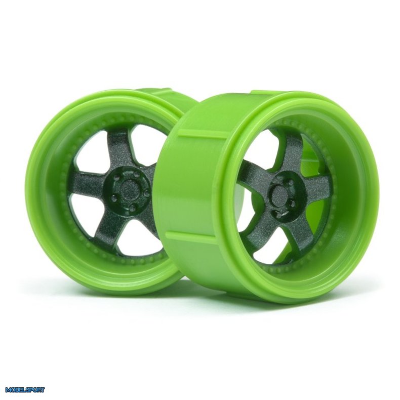 HPI 112817 Work Meister S1 Wheel Green (Micro 4Pcs)