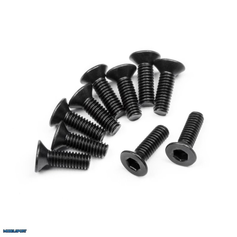 HPI 113719 Flat Head Screw M2.5X8mm (Hex Socket/10Pcs)
