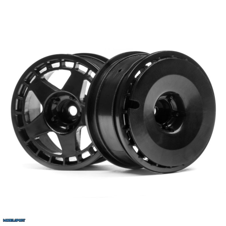 HPI 114638 Fifteen52 Turbomac Wheel Black (26mm/2Pcs)