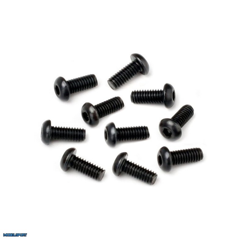 HPI 114761 Button Head Screw M2.5X6mm (Hex Socket/10Pcs)