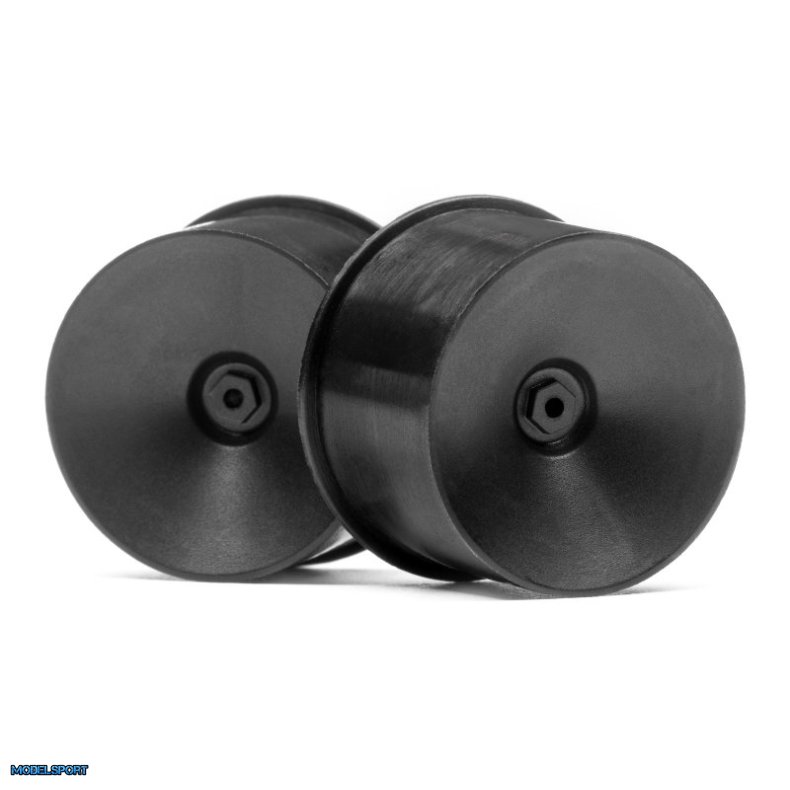 HPI 116017 Q32 Dish Wheel Set (Black/22X14/4Pcs)