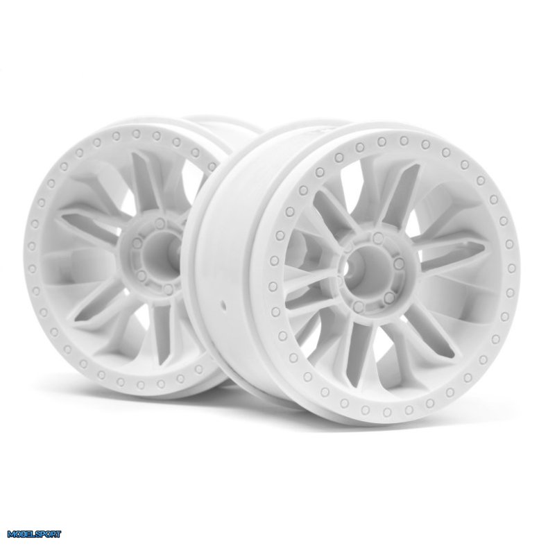 HPI 116738 6-Shot St Wheel (White/2Pcs)