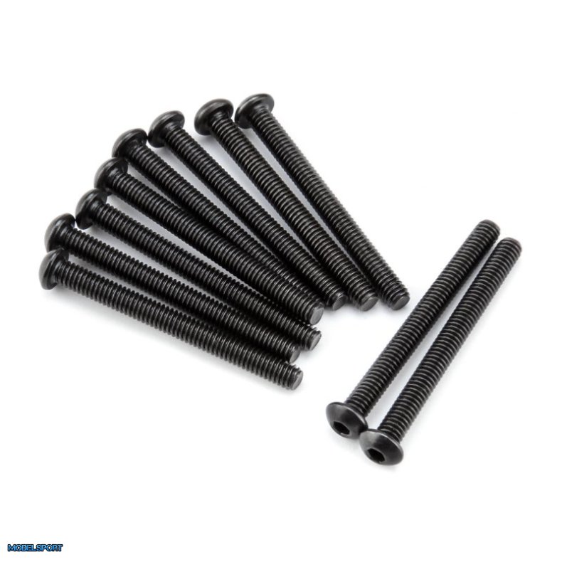 HPI 116865 Button Head Screw M2.5X25mm (Hex Socket/10Pcs)