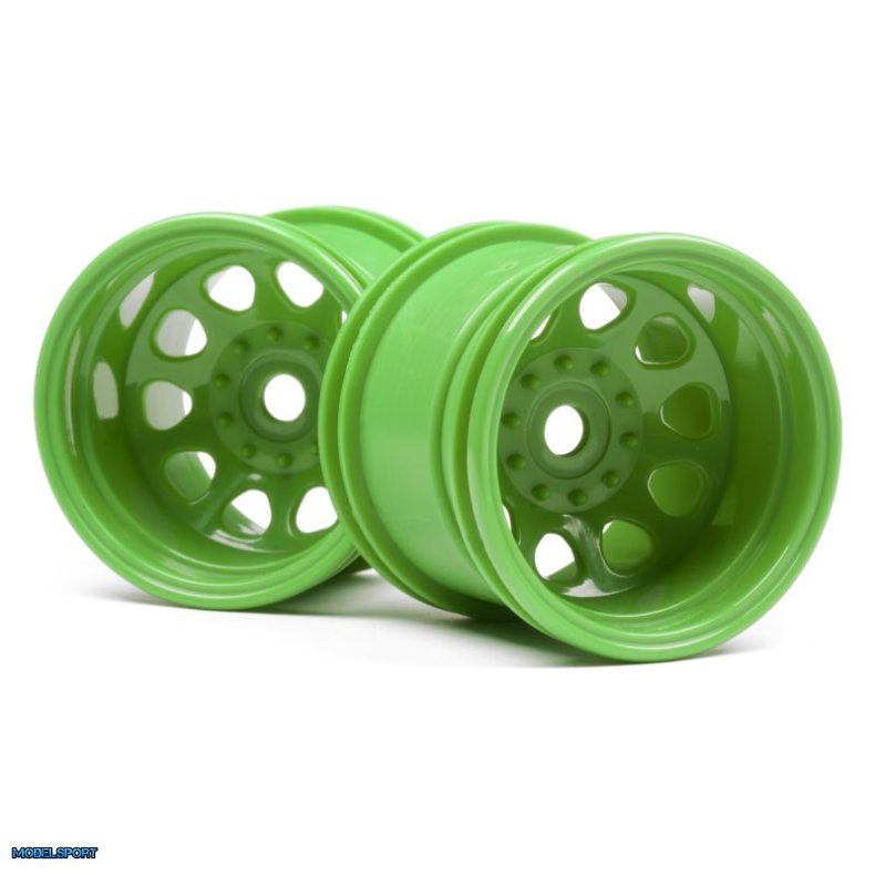 HPI 120039 Classic King Wheel Green (2.2In/2Pcs)
