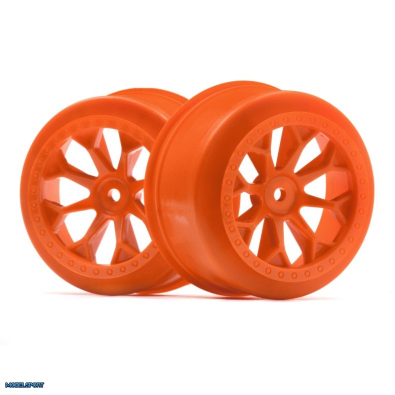 HPI 120134 8-Shot SC Wheel (Orange/2Pcs)