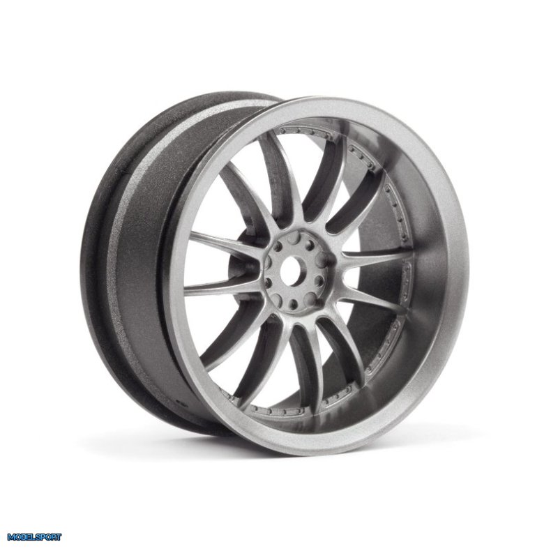 HPI 120151 Work XSA 02C Wheel 26mm Light Gunmetal 3mm