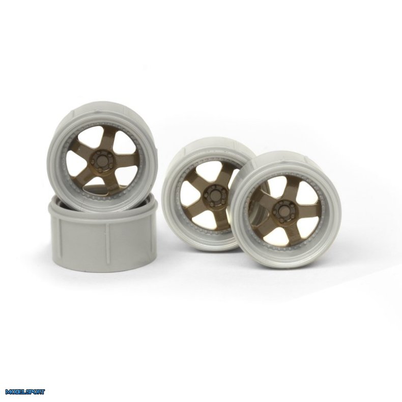 HPI 120171 Work Meister S1 Wheel Olive (Micro 4Pcs)