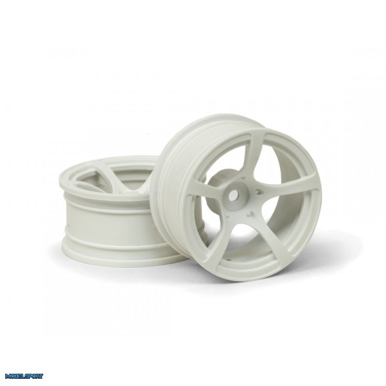 HPI 120205 D5 Wheel White (9mm/2Pcs)