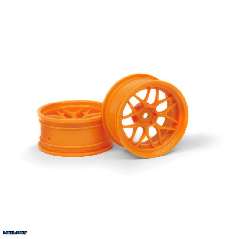 HPI 120250 TECH 7 WHEEL ORANGE (6mm/2PCS)