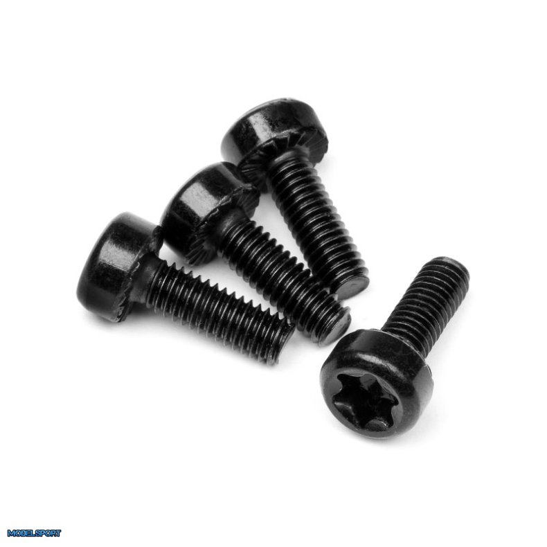 HPI 15455 Wide Cap Head Torx Screw M4X12mm (4Pcs)