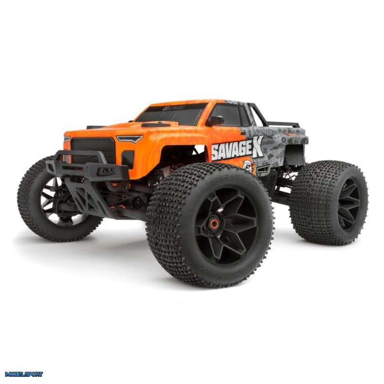 HPI 160105 GT-6 Sportcab Painted Truck Body (Orange/Grey)