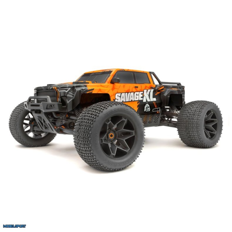 HPI 160106 GTXL-6 Kingcab Painted Truck Body (Black/Orange)
