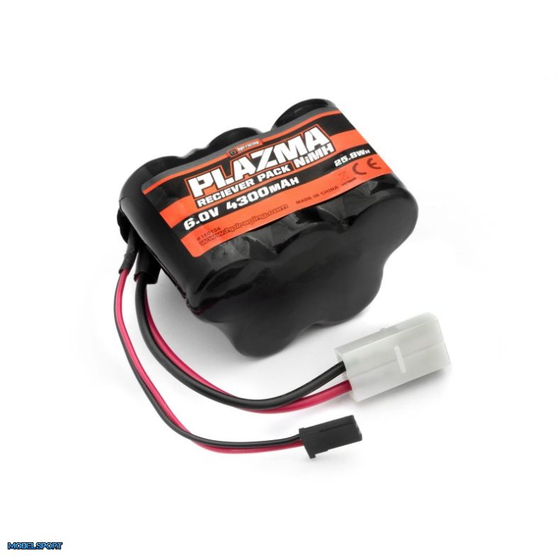 HPI 160154 Plazma 6.0V 4300mAh NiMH Baja Receiver Battery