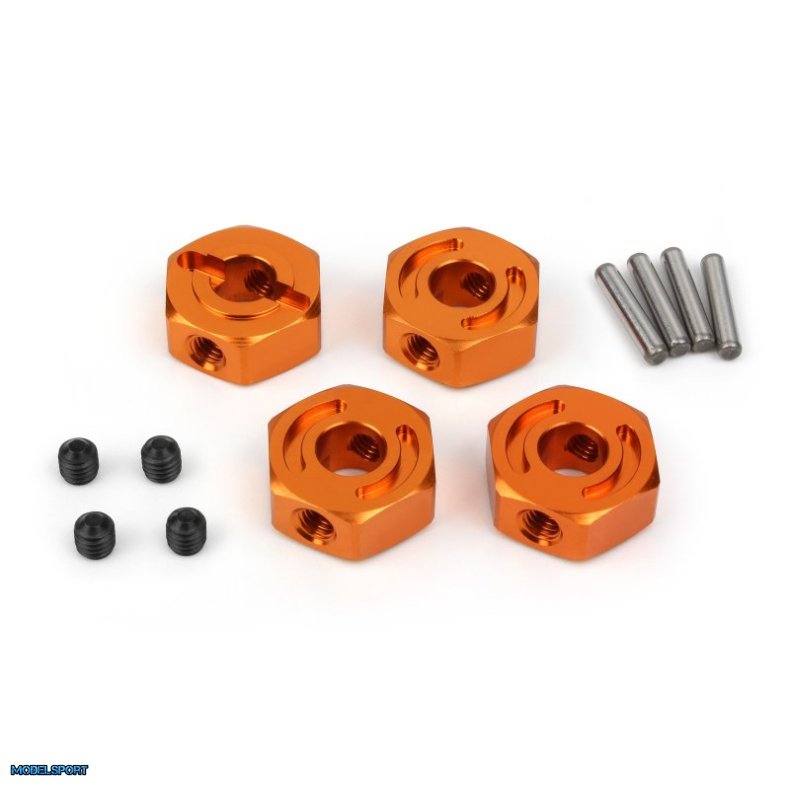 HPI 160240 Aluminium Hex Hub Set Lock Type (12mm Jumpshot)