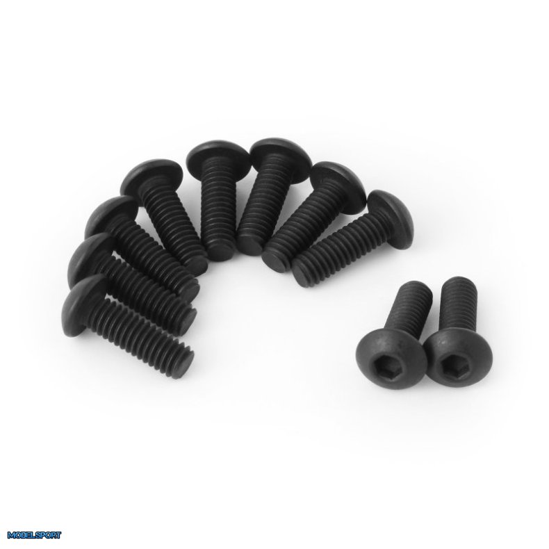 HPI 160318 Button Head Screw M4x12mm (Hex Socket/10pcs)